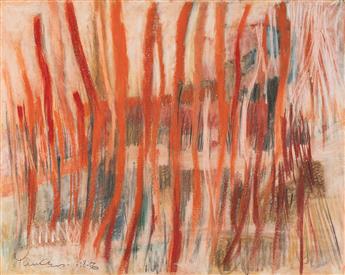 ADJA YUNKERS (1900 - 1983, LATVIAN/AMERICAN) Untitled, (Red).                                                                                    